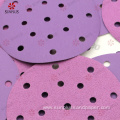 Sunplus Purple Ceramic Hook And Loop Sand Paper